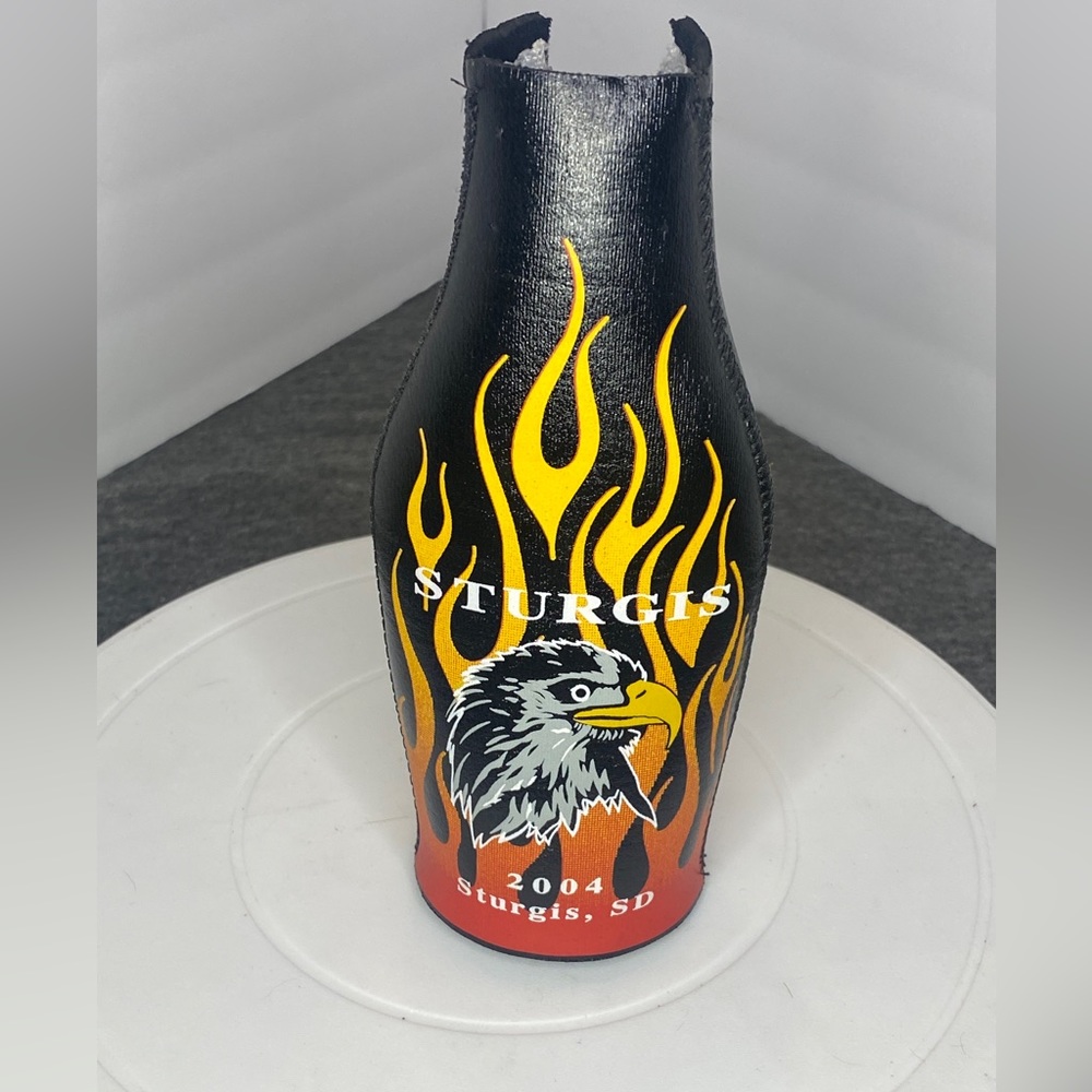 Sturgis 2004 Black & Orange Zip Bottle Wrap